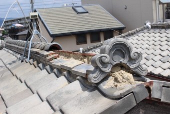 瓦屋根現場調査2