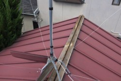 棟板金修理前1