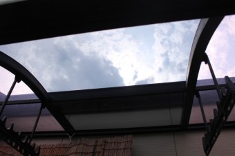 尼崎市3階テラス屋根7