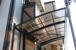 ポリカ屋根復旧2