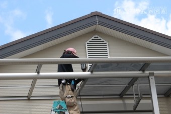 伊丹市テラス屋根修理7
