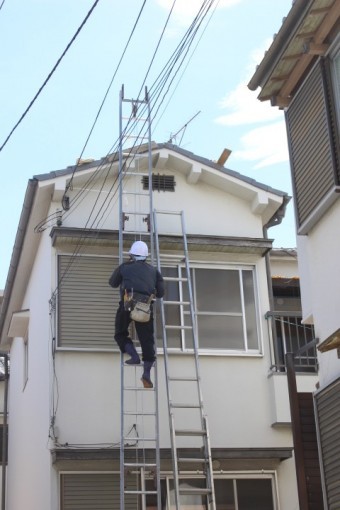 尼崎市瓦屋根棟修理3