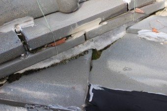 雨漏り軒天修理現場調査6