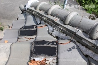 雨漏り軒天修理現場調査7