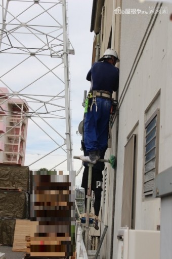 尼崎市足場設置2
