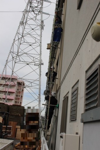 尼崎市足場設置3