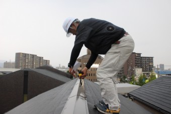 屋根カバー工事現調2