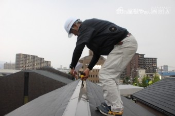 屋根カバー工事現調2