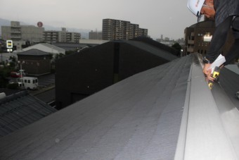屋根カバー工事現調3