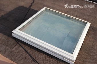 天窓ガラス修理下見4