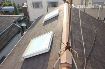 天窓ガラス修理下見5