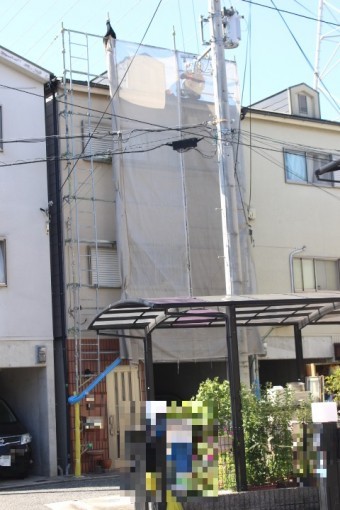 尼崎市屋根カバー工事1
