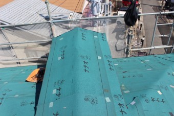 尼崎市屋根カバー工事4