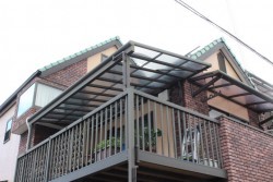 テラス屋根修理施工前1
