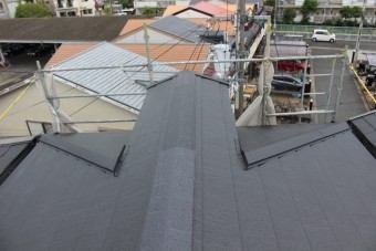 尼崎市屋根カバー工事7