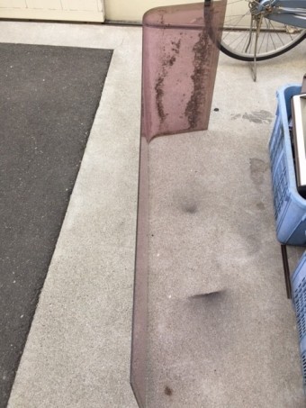 テラス屋根R型ポリカ材