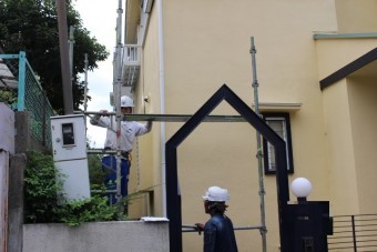 仮設足場組み2