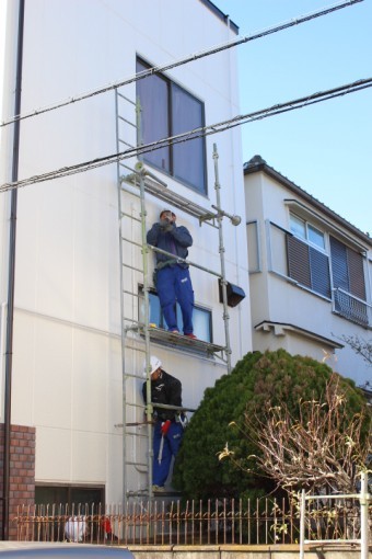 仮設足場設置2