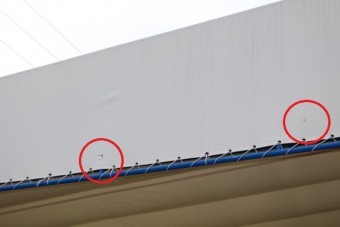 テント修理現場調査4