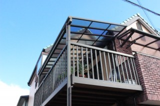 テラス屋根修理施工後1