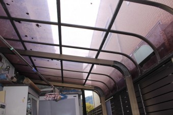 宝塚市カーポート屋根3