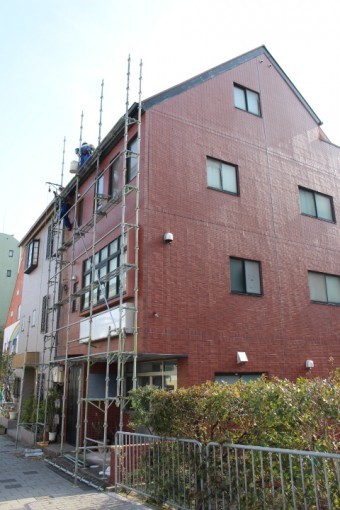 仮設足場設置6