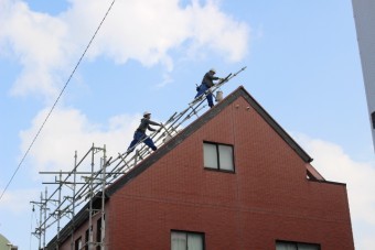 仮設足場設置9