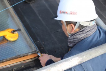 天窓ガラス交換12