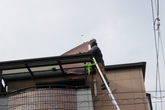 尼崎市テラス屋根修理7
