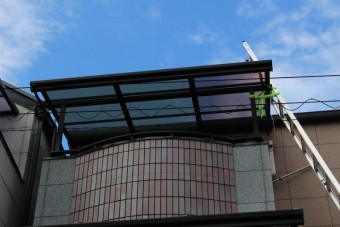 尼崎市テラス屋根修理9