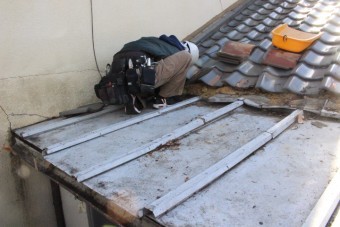 屋根部分葺き替え工事3