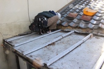 屋根部分葺き替え工事3