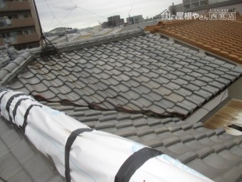 尼崎市瓦屋根棟修理2