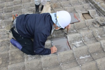 伊丹市瓦修理5