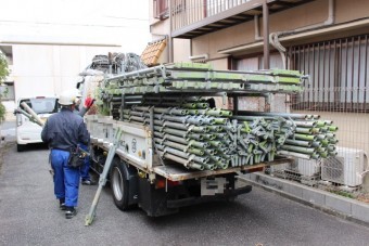 足場設置1