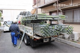 足場設置1