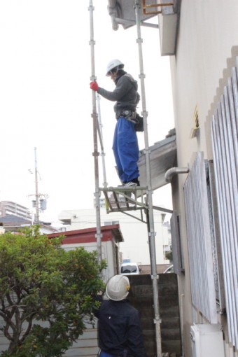 足場設置3