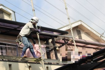 尼崎市屋根葺替え工事6