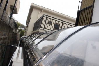 テラス屋根穴あき修理6