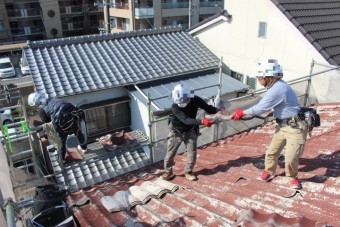 屋根葺き替え工事8