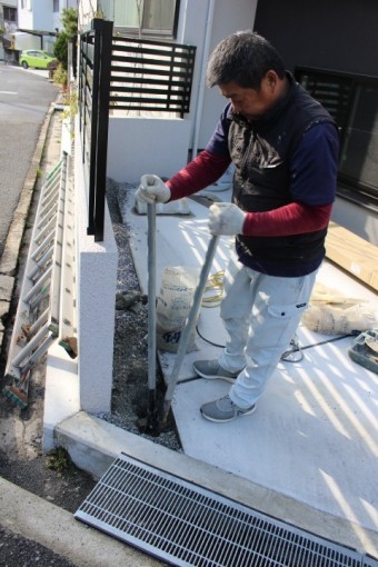 西宮市カーポート新設3