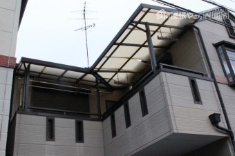 2Fベランダ屋根波板修理2