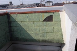伊丹市雨漏り修理施工前1