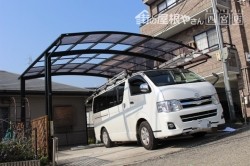 車庫の屋根修理施工前