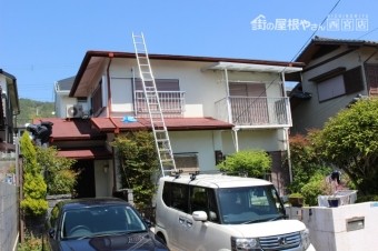 屋根現場調査川西市3