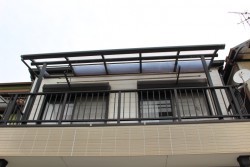 ベランダ屋根修理1