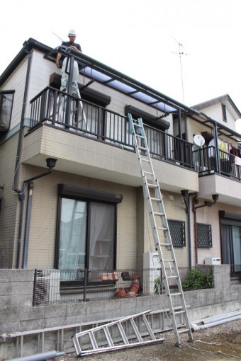 テラス屋根修理4