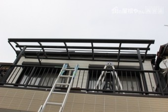 テラス屋根修理9
