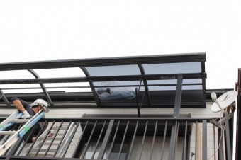テラス屋根修理14