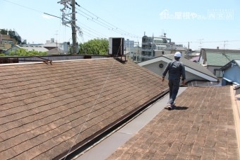 芦屋市雨漏り現場3